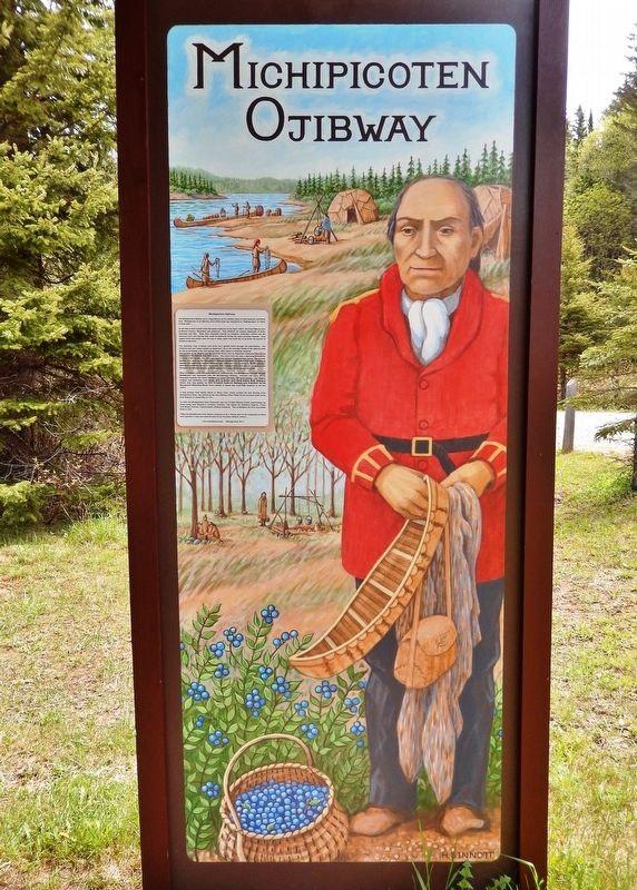 Michipicoten Ojibway Marker image. Click for full size.