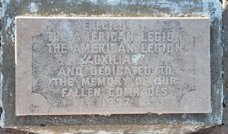 American Legion Memorial. Click for full size. American Legion Memorial image. Click for full size.