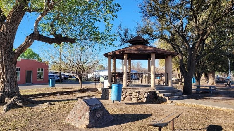 The view of the American Legion Memorial in the park. Click for full size. The view of the American Legion Memorial in the park image. Click for full size.