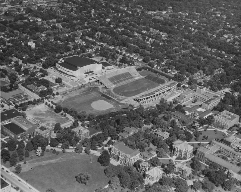 Aerial view of McLean Stadium image. Click for full size.