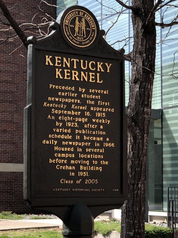 Kentucky Kernel Marker, Side One image. Click for full size.