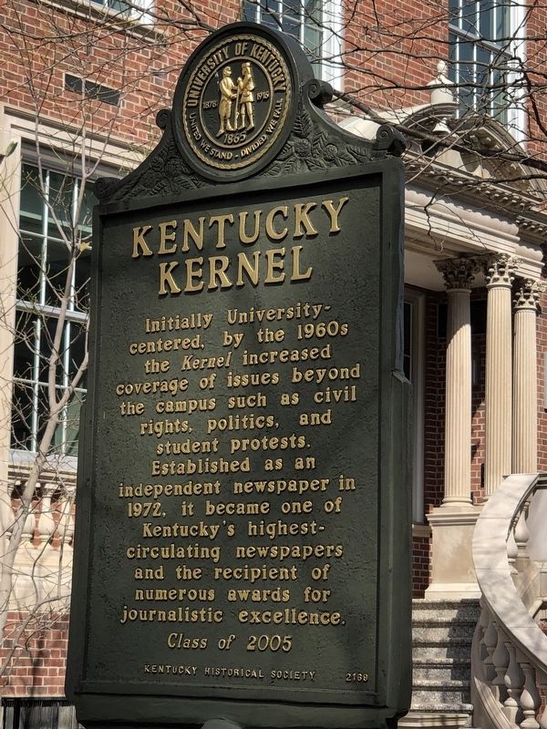 Kentucky Kernel Marker, Side Two image. Click for full size.