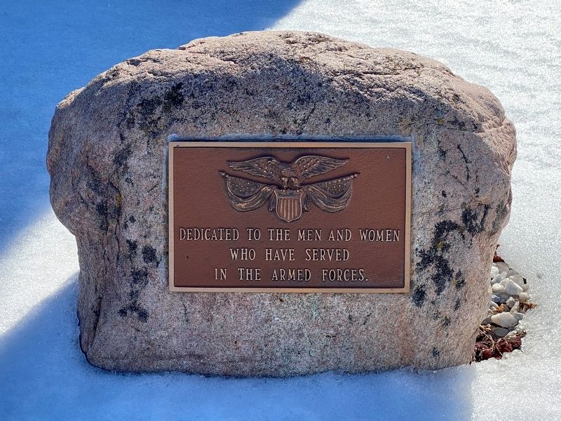 Ovid Veterans Memorial Marker image. Click for full size.