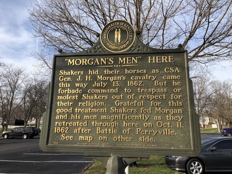 "Morgan's Men" Here Marker, Side One image. Click for full size.