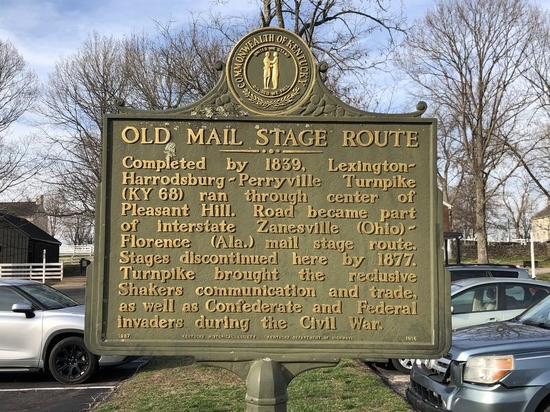 Old Mail Stage Route Marker image. Click for full size.