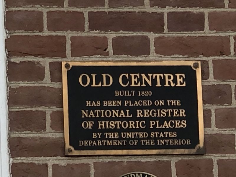 Old Centre Marker image. Click for full size.