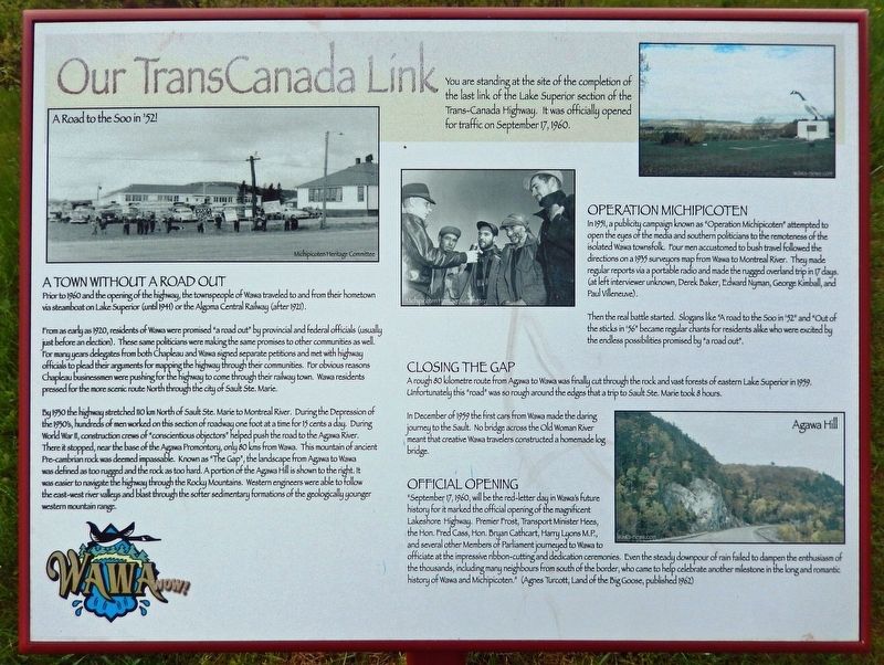 Our TransCanada Link Marker image. Click for full size.