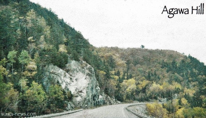 Marker detail: Agawa Hill. Click for full size. Marker detail: Agawa Hill image. Click for full size.