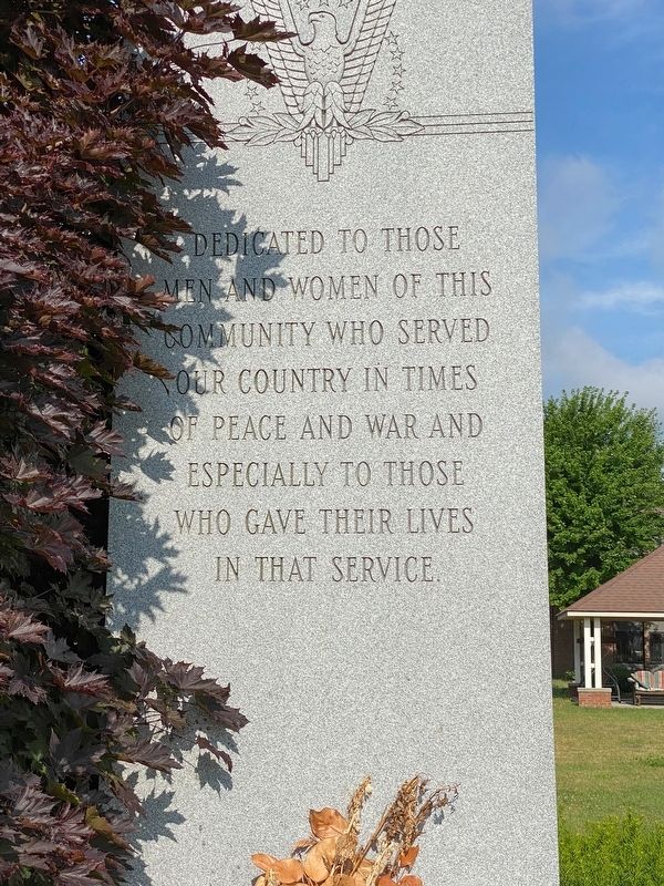 St. Clair Veterans Memorial Marker image. Click for full size.