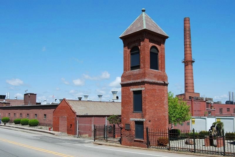 Slater Cotton Mill and Marker. Click for full size. Slater Cotton Mill and Marker image. Click for full size.