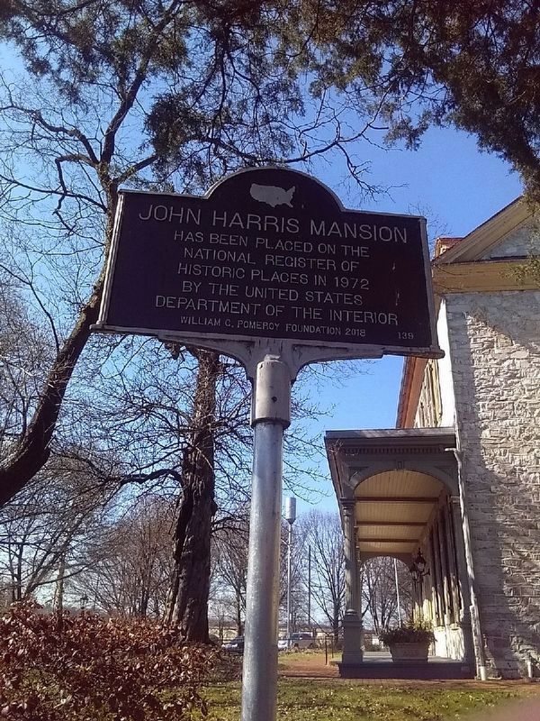 John Harris Mansion Marker. Click for full size. John Harris Mansion Marker image. Click for full size.