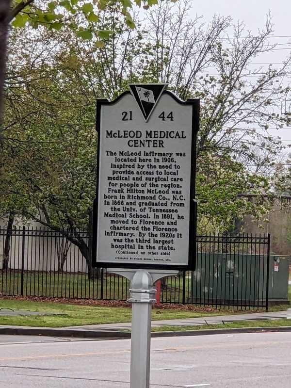 McLeod Medical Center Marker image. Click for full size.
