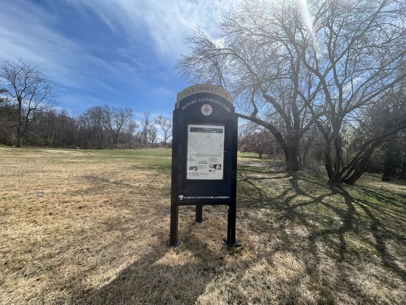 Historic Centreville Park Marker image. Click for full size.