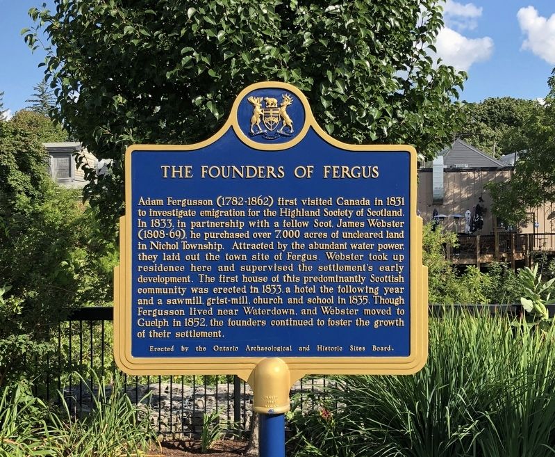The Founders of Fergus Marker. Click for full size. The Founders of Fergus Marker image. Click for full size.