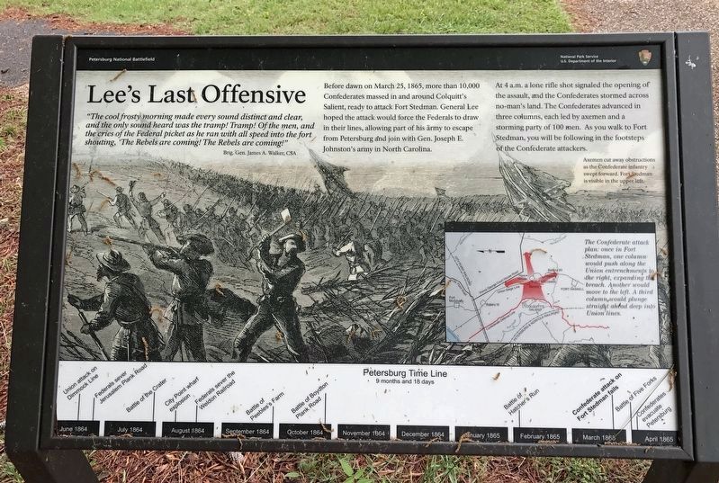 Lee's Last Offensive Marker image. Click for full size.