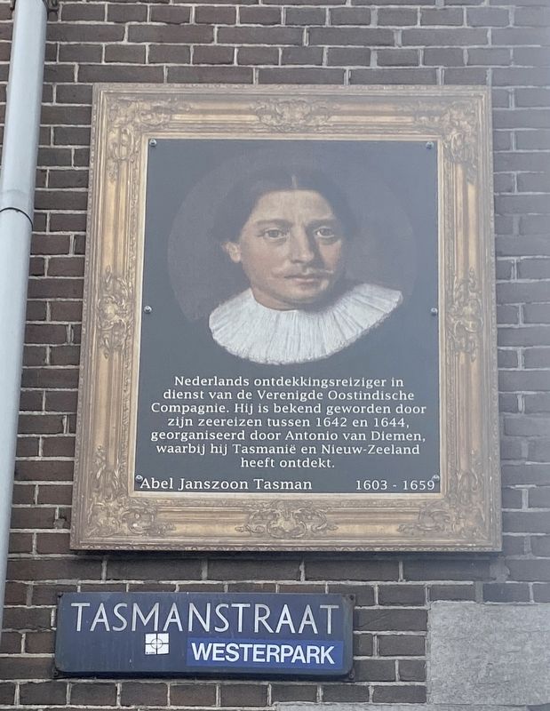 Abel Janszoon Tasman Marker image. Click for full size.
