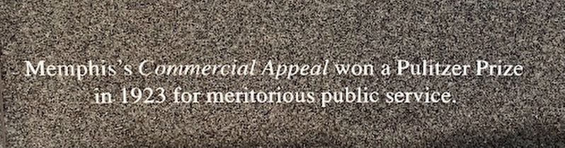 Commercial Appeal Marker image. Click for full size.
