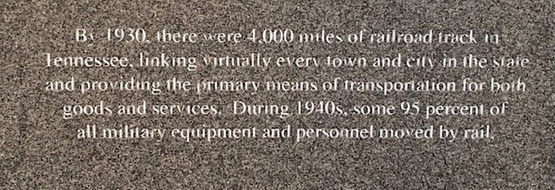 4,000 miles of railroad Marker. Click for full size. 4,000 miles of railroad Marker image. Click for full size.