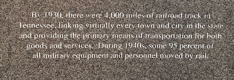 4,000 miles of railroad Marker image. Click for full size.