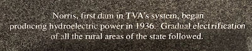 Norris Dam Marker image. Click for full size.