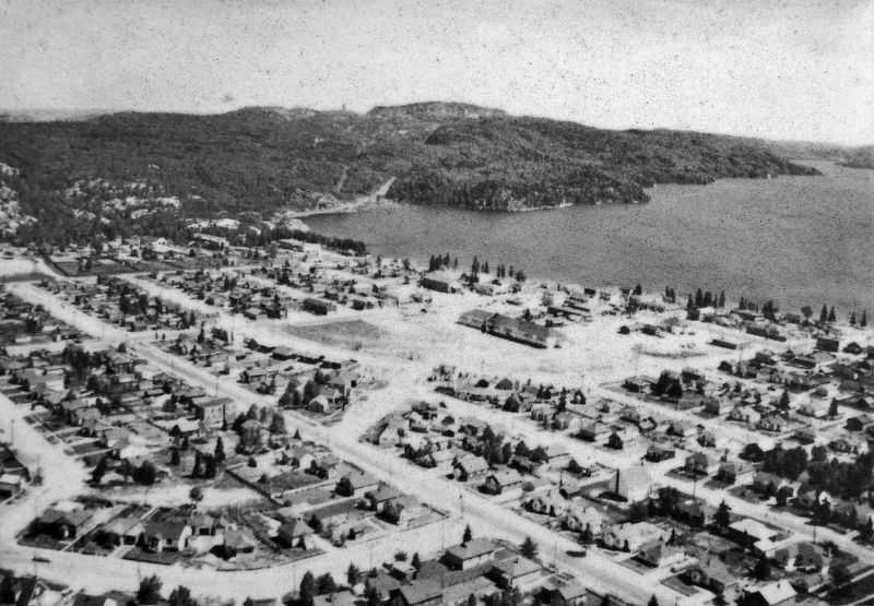 Marker detail: Town of Wawa, 1950s. Click for full size. Marker detail: Town of Wawa, 1950s image. Click for full size.