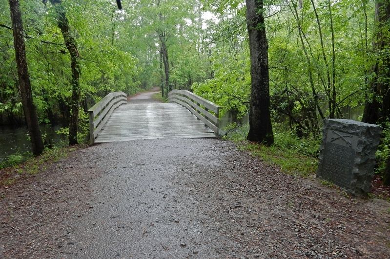 Replica Moores Creek Bridge image. Click for full size.