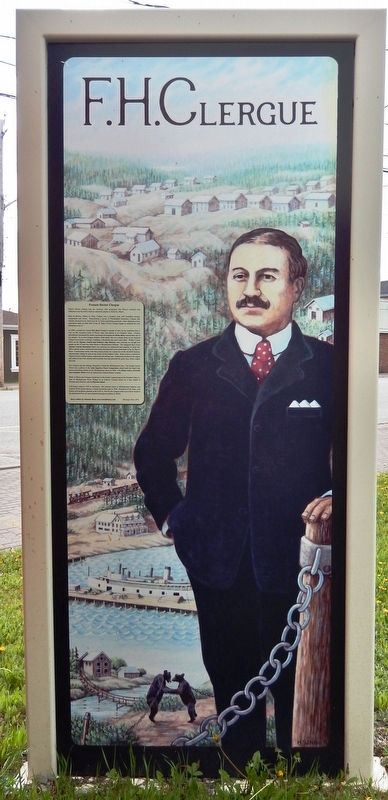 Francis Hector Clergue Marker. Click for full size. Francis Hector Clergue Marker image. Click for full size.