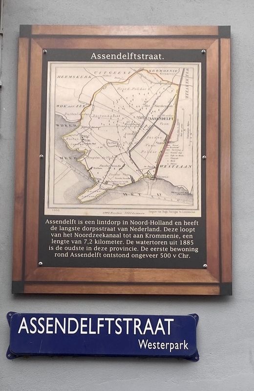 Assendelftstraat Marker image. Click for full size.