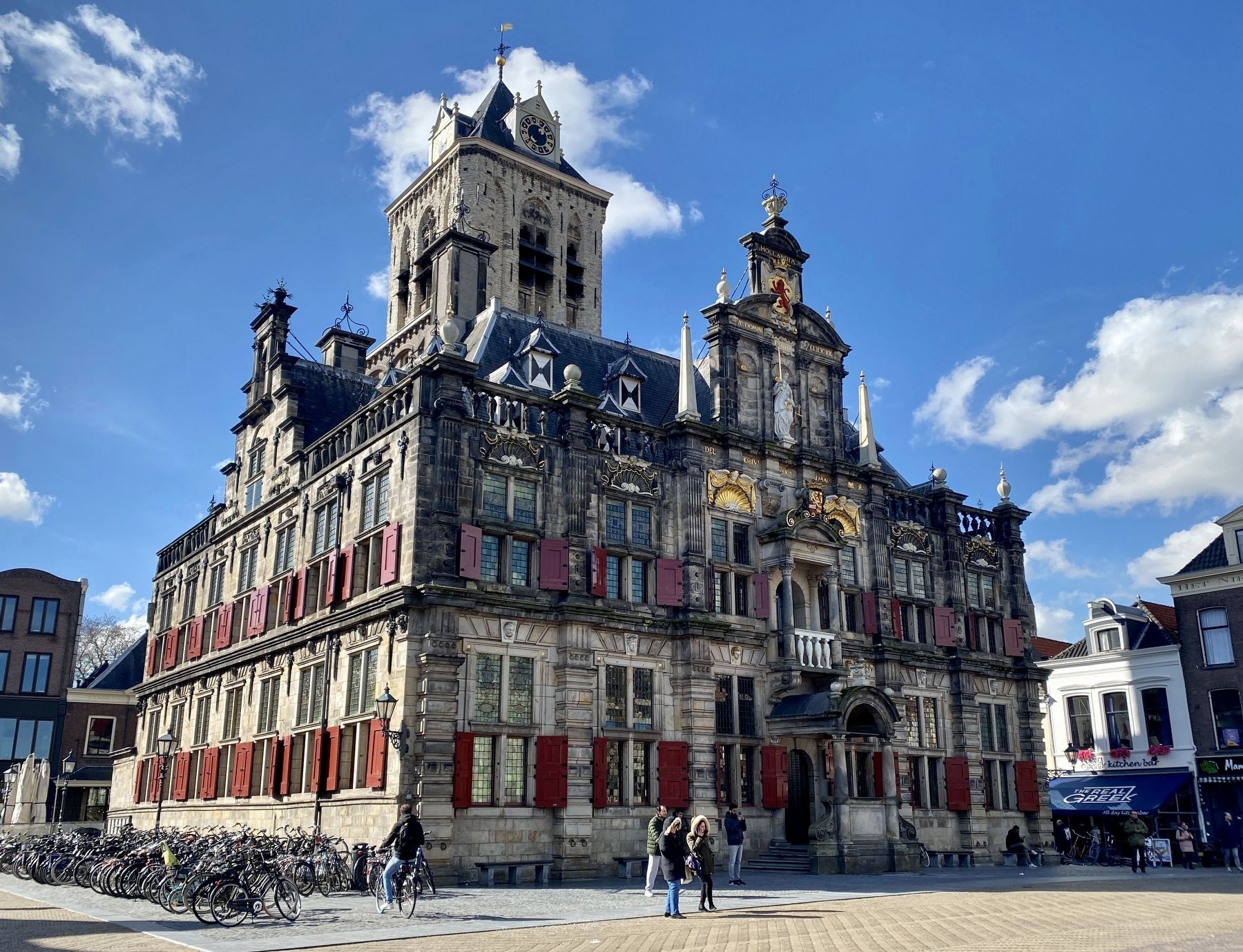 Stadhuis / Town Hall and Marker. Click for full size. Stadhuis / Town Hall and Marker image. Click for full size.