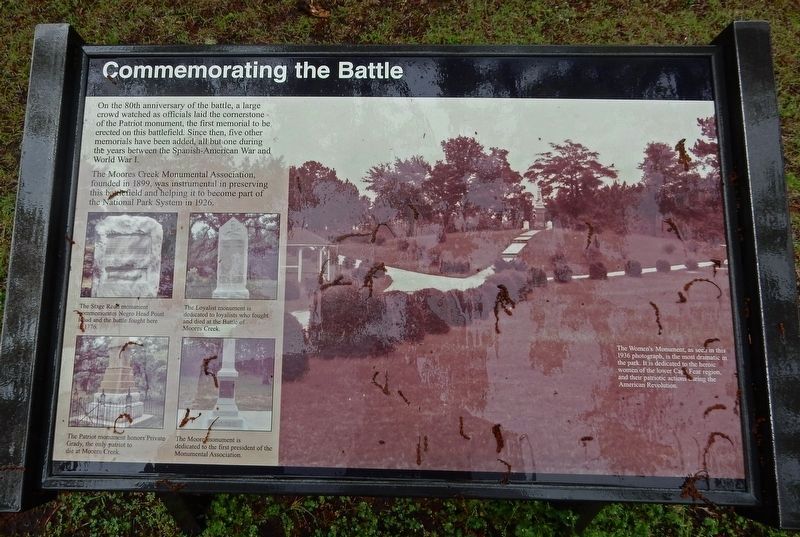 Commemorating the Battle Marker. Click for full size. Commemorating the Battle Marker image. Click for full size.
