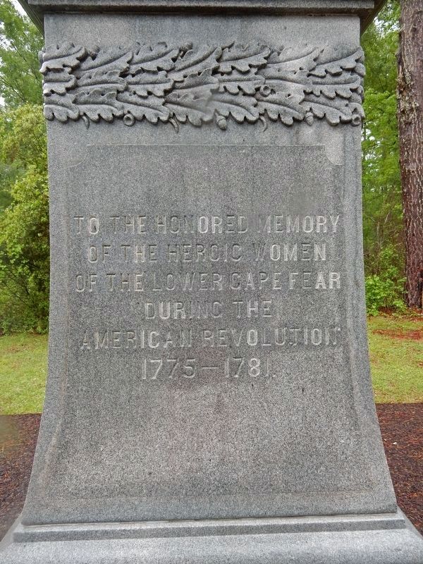 Women's Monument detail (Northwest side). Click for full size. Women's Monument detail (Northwest side) image. Click for full size.