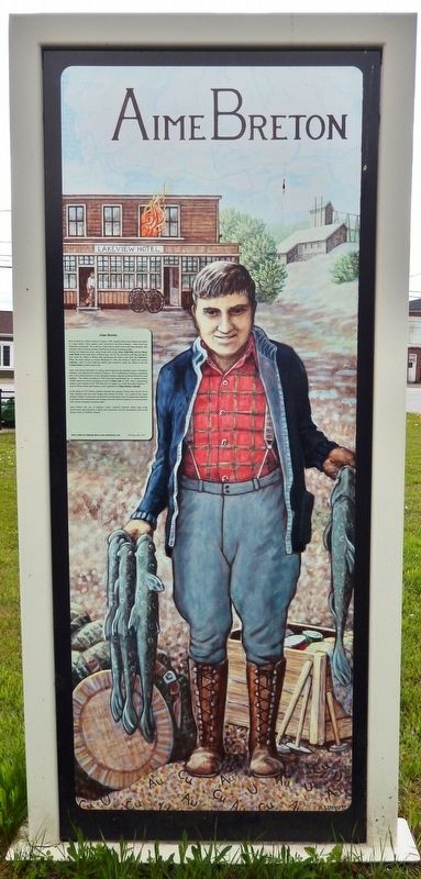 Aime Breton Marker. Click for full size. Aime Breton Marker image. Click for full size.
