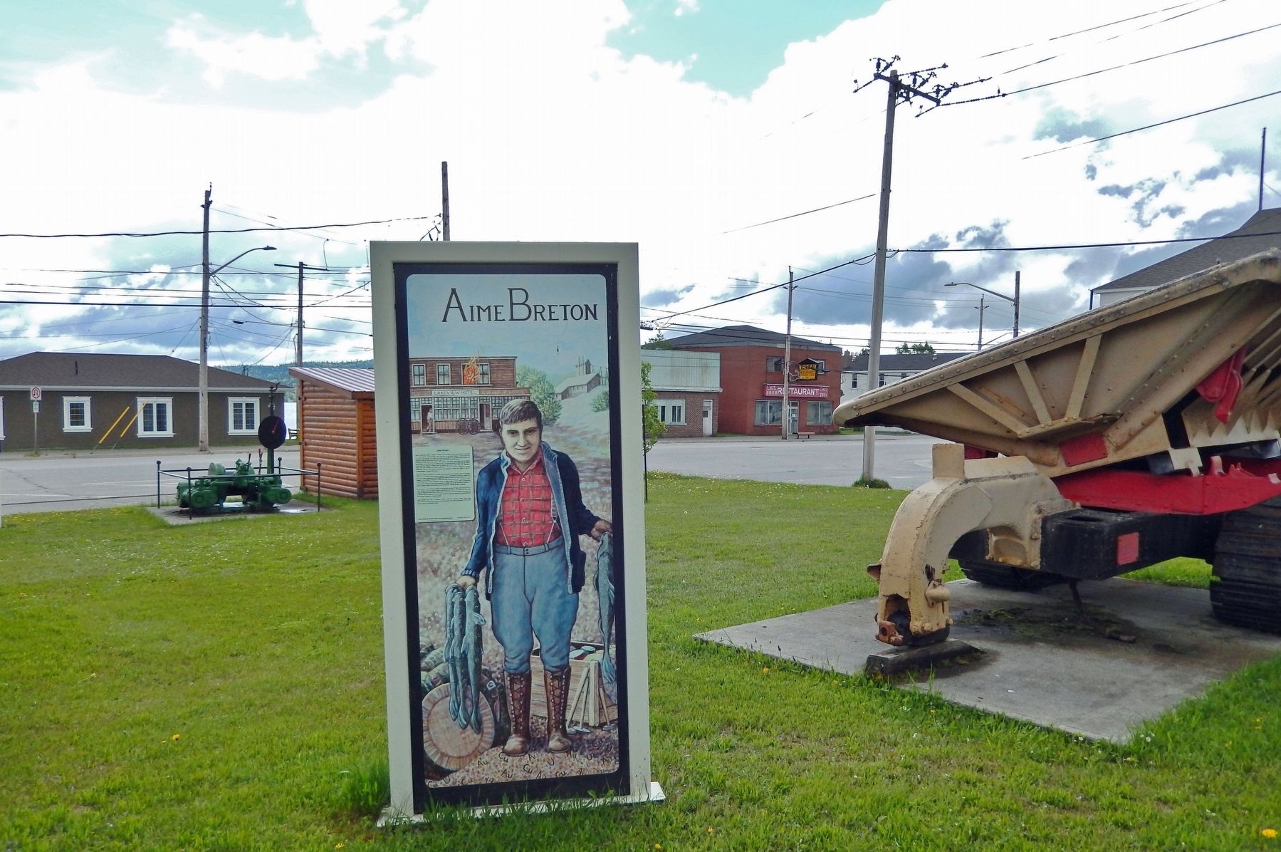 Aime Breton Marker. Click for full size. Aime Breton Marker image. Click for full size.