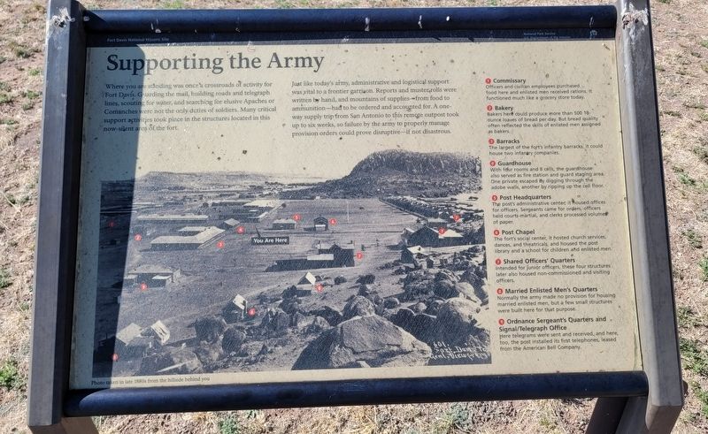 Supporting the Army Marker image. Click for full size.