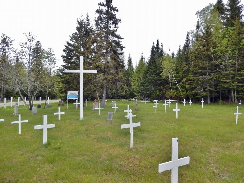 Michipicoten River Cemetery (<i>west side</i>) image. Click for full size.