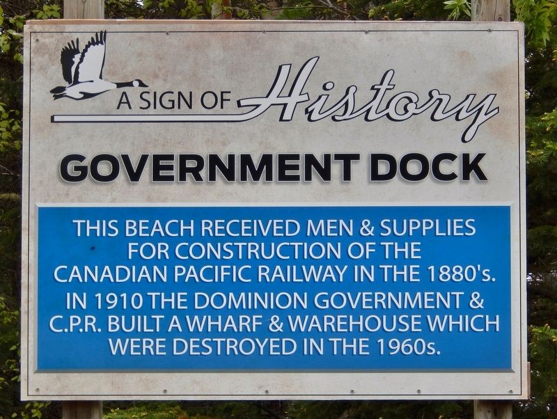 Government Dock Marker image. Click for full size.
