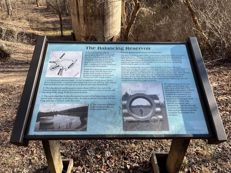 The Balancing Reservoir Marker image. Click for full size.