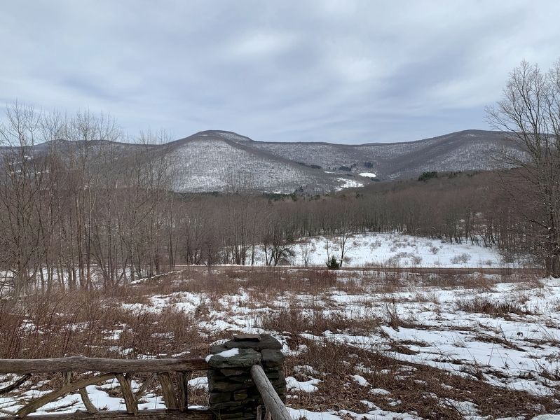 View Of Distant Mountains From The Marker.. Click for full size. View Of Distant Mountains From The Marker. image. Click for full size.