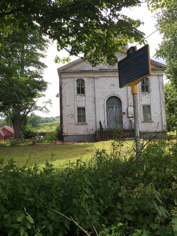 Pleasant Valley Church Marker image. Click for full size.