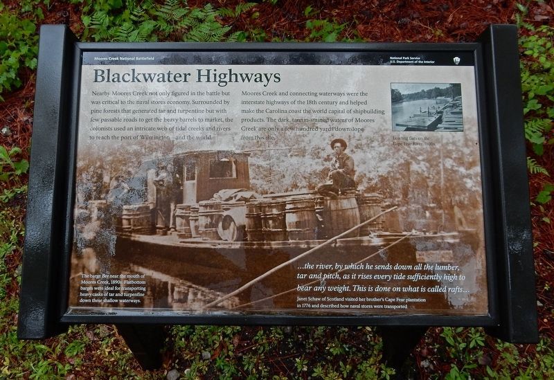 Blackwater Highways Marker image. Click for full size.