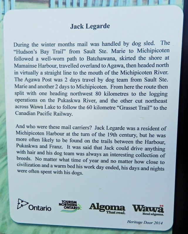 Jack Legarde Marker image. Click for full size.