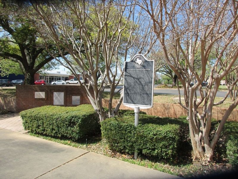 First Baptist Church of Longview Marker image. Click for full size.