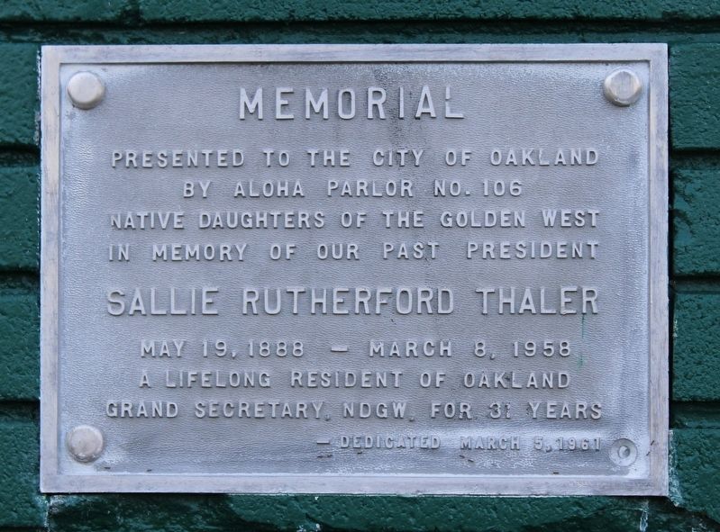 Memorial Marker image. Click for full size.