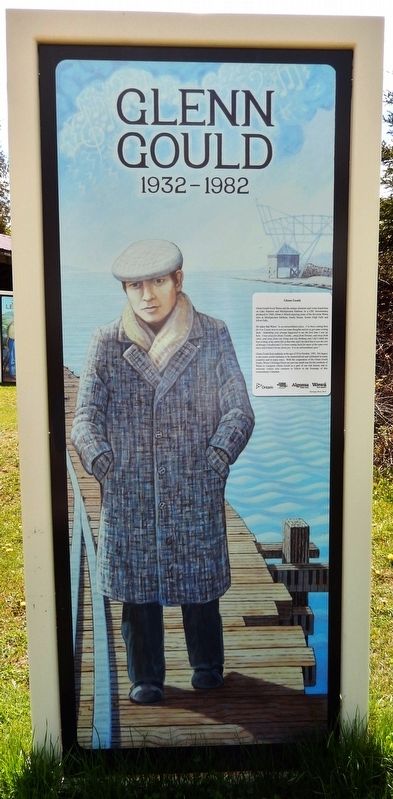 Glenn Gould Marker<br>(<i>west side</i>) (tall). Click for full size. Glenn Gould Marker<br>(<i>west side</i>) (tall) image. Click for full size.
