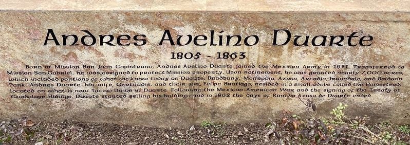 Duarte Marker image. Click for full size.