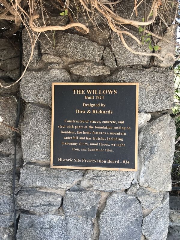 The Willows Marker image. Click for full size.