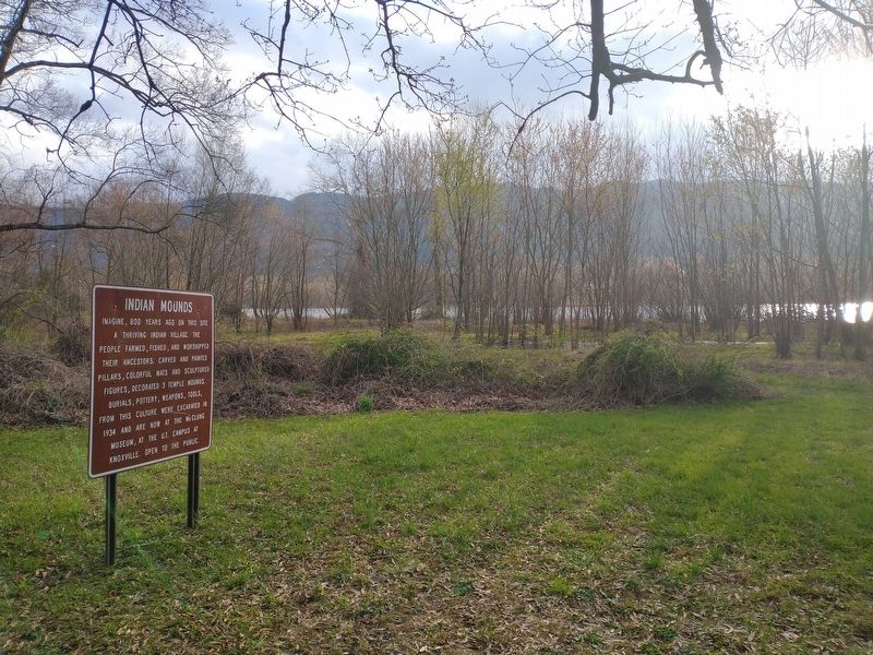 Indian Mounds Marker image. Click for full size.