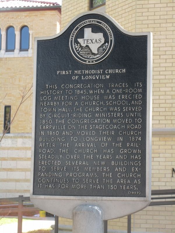 First Methodist Church of Longview Marker image. Click for full size.
