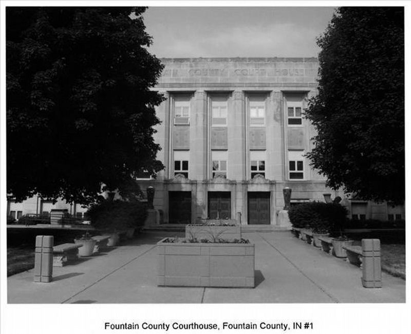 Fountain County Courthouse image. Click for more information.
