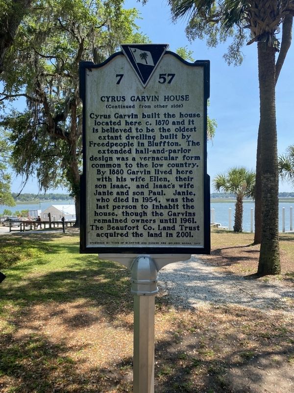 Cyrus Garvin Marker, Side Two image. Click for full size.